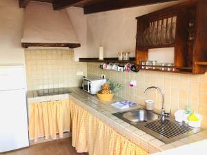 cocina con fregadero y encimera en Vivienda Vacacional Tinganar 1501, en La Frontera