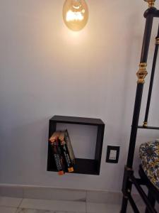 Knihovna v apartmánu