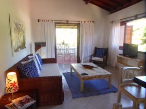 Posezení v ubytování Ouro Sobre Azul Apart Hotel