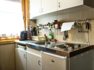 Kuchyňa alebo kuchynka v ubytovaní Hunting Lodge Lipót