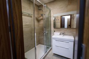 Koupelna v ubytování ITM Haus