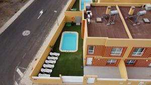 Balkón alebo terasa v ubytovaní Mariposas Home Pool