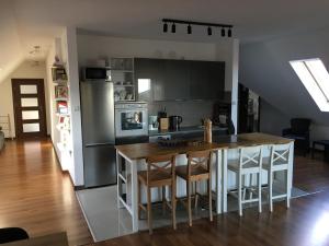 Kuchnia lub aneks kuchenny w obiekcie Apartament Urocza przy Wyciągu SKI Arena