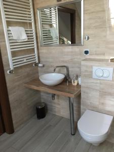Łazienka w obiekcie Apartament Urocza przy Wyciągu SKI Arena