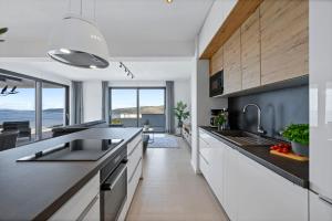 Kuchyň nebo kuchyňský kout v ubytování Villa Petra Seget