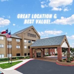 a rendering of a hotel with the words great location and best value at Staybridge Suites Lubbock-University Area, an IHG Hotel in Lubbock