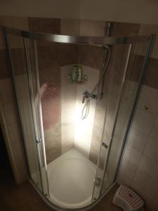 Koupelna v ubytování Apartmán u potoka + 23 fotografií