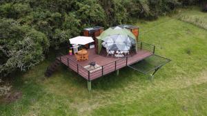 Zahrada ubytování MAUNA Glamping