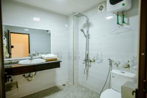 Koupelna v ubytování Quỳnh Trang
