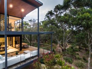 a house with a view of the garden at Carpe Vino - quiet bushland home, Margaret River in Margaret River Town
