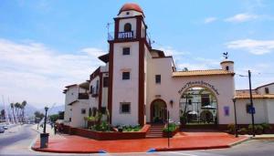 El edificio en el que está el hotel