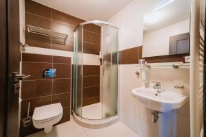 Kúpeľňa v ubytovaní Hotel Hubertus