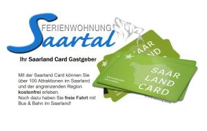 メルツィヒにあるFerienwohnung "Saartal"のサンフランシスコ島カード採用チラシ