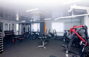 Fitness centrum a/nebo fitness zařízení v ubytování Комплекс Fit Life