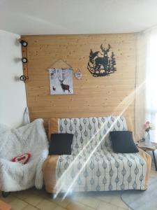 Prostor za sedenje u objektu Studio cabine vue sur les Pyrénées