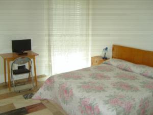 Katil atau katil-katil dalam bilik di Albergo Drena