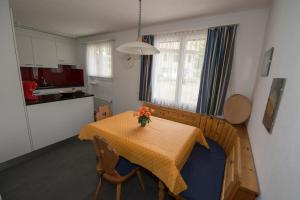 Kuchyň nebo kuchyňský kout v ubytování Ferienwohnung Steinmann
