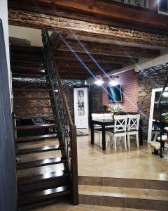 Posezení v ubytování Dráchovský apartmán a vejminek