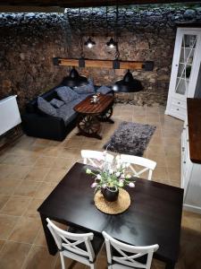 Istumisnurk majutusasutuses Dráchovský apartmán a vejminek