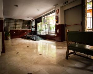 Posezení v ubytování Hostal Bocanegra