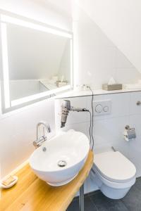 Kylpyhuone majoituspaikassa Brüngers Landhaus
