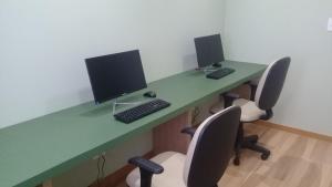 TV a/nebo společenská místnost v ubytování Flat Smart 401-Frente a praia-com self-check-in.
