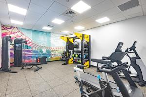 Fitness centrum a/nebo fitness zařízení v ubytování Hayward Inn