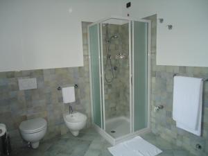 Koupelna v ubytování Spagna B&B