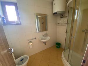 Kúpeľňa v ubytovaní Apartmány F - chata SVOBODĚNKA