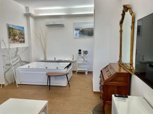 Un ou plusieurs lits dans un hébergement de l'établissement Villa Leucatia