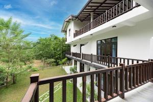 Balkón nebo terasa v ubytování Hotel Calm Haven Unawatuna