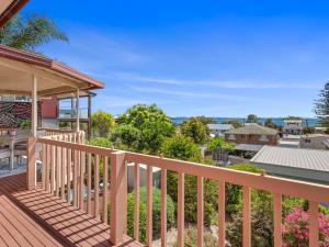 a view from the deck of a home at Wahgunyah Road 50 in Nelson Bay