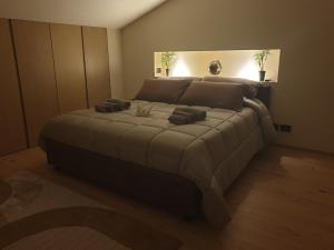 Posteľ alebo postele v izbe v ubytovaní Villa Poggio fagianino
