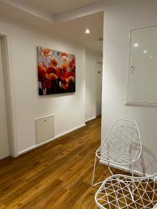 Posezení v ubytování smartroom Rössli Hunzenschwil