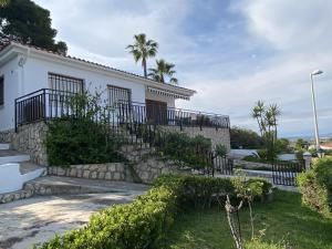 Bygningen som feriehuset ligger i