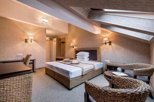  Кровать или кровати в номере SPA-hotel La Terrassa 