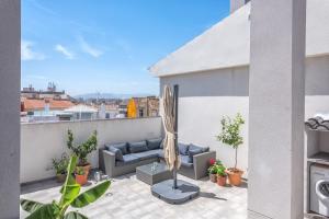 Balkón alebo terasa v ubytovaní Jinetes Penthouse in Malaga by Solaga Holiday Homes