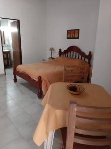 Ліжко або ліжка в номері Cabañas Corazon de Maria