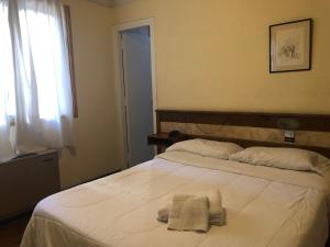 Cama ou camas em um quarto em Palace Hotel Mendoza