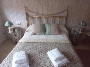 Postel nebo postele na pokoji v ubytování Casa MUNDOVALENCIA