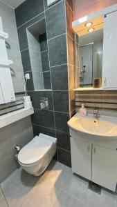 Koupelna v ubytování Apartman Petra