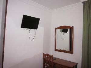 TV a/nebo společenská místnost v ubytování Hotel Elena María
