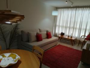 Istumisnurk majutusasutuses Apartamento Punta del Este