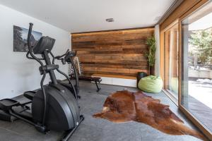 Fitness centrum a/nebo fitness zařízení v ubytování Chalet Petit