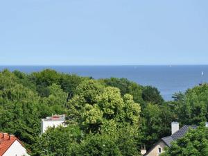 una casa con vistas al océano en Apartament z Widokiem, en Gdynia