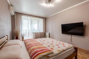 Lova arba lovos apgyvendinimo įstaigoje Apartment Kiev House