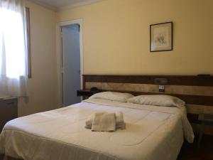 Cama ou camas em um quarto em Palace Hotel Mendoza
