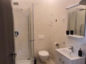 Koupelna v ubytování Kaposvár Apartman