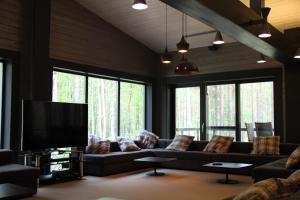 Ruang duduk di Chalet Greenwood