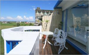 Balkon lub taras w obiekcie Chiaohsi Mediterranean Spa B&B